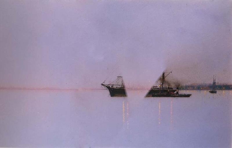 Atkinson Grimshaw At Anchor